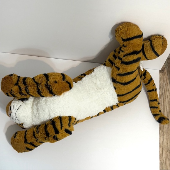 IKEA Djungelskog Tiger Jungle Cat Large Stuffed Animal Plush 30" With Tag - Picture 8 of 15